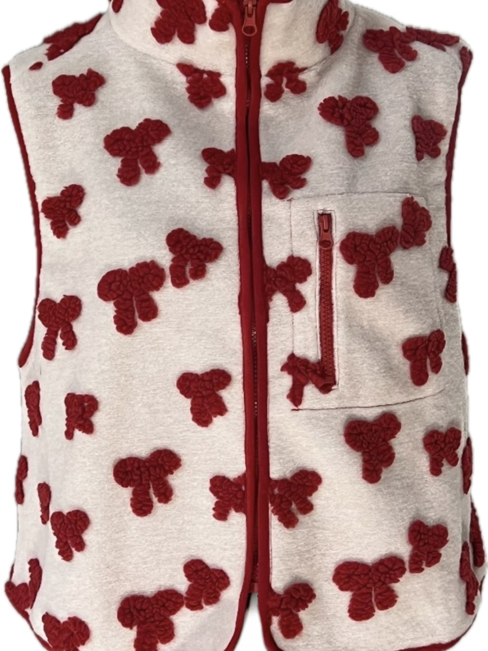 Vest Very J Textured Bow